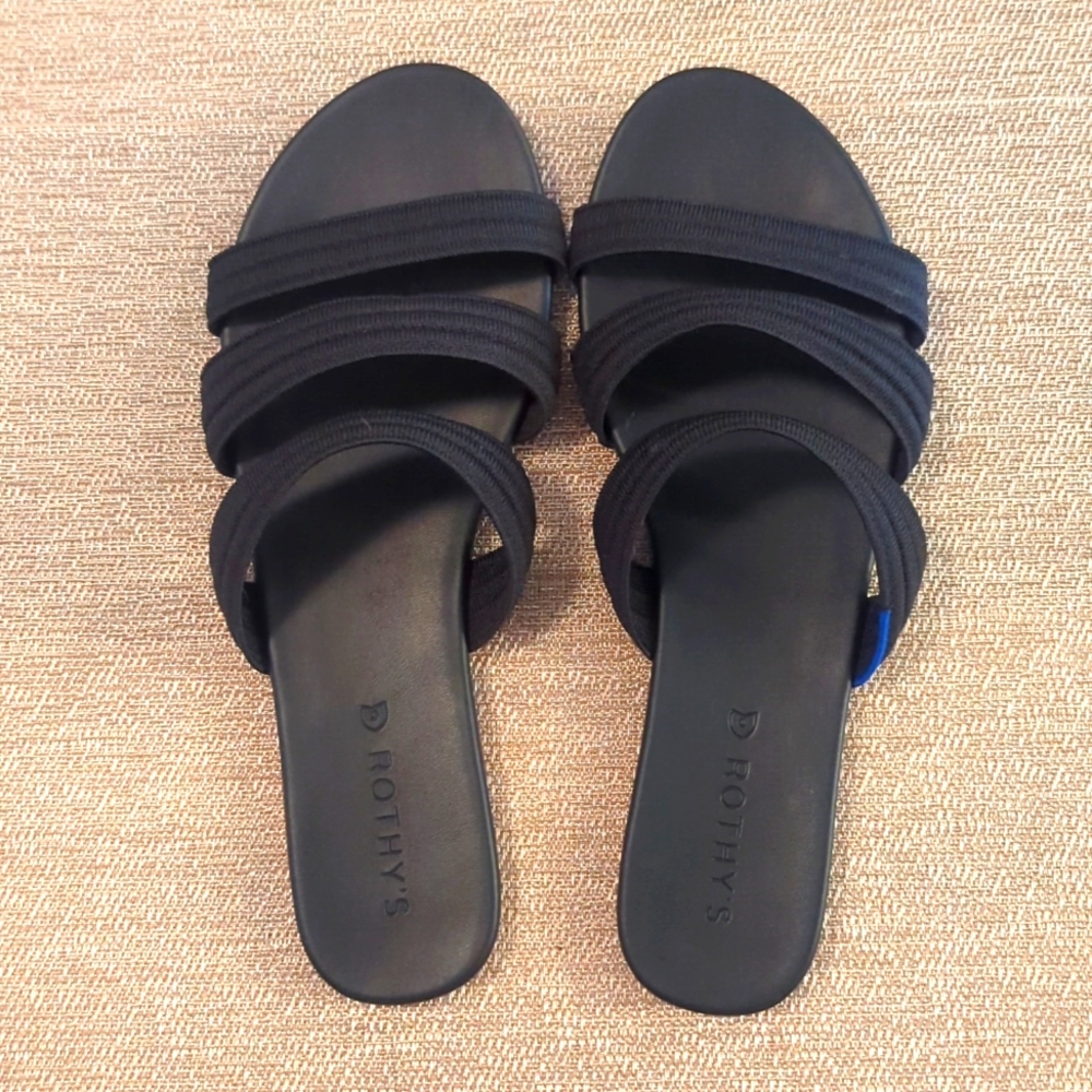 Rothy's 3-Strap Sandal, Size 9